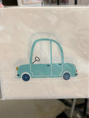 Transportation Car Napkins Small-16pk S9278 - Pretty Day