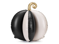 Jumbo Black & White Pumpkin Standing Foil Balloon - Pretty Day