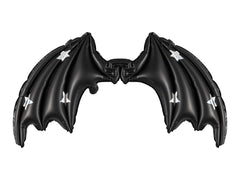 Black Matte Bat Wings Jumbo Foil Balloon Costume - Pretty Day