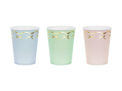 Pastel Bow Cups 6pk. - Pretty Day