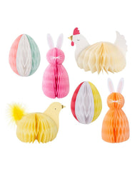 Easter Honeycomb Decorations 6pk.
