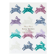 Glitter Bunny Stickers - Pretty Day