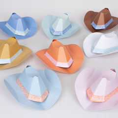 Mini Western Party Hats 8pk. - Pretty Day