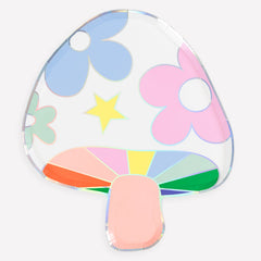 Groovy Mushroom Plates 8pk.