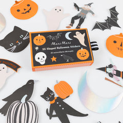 Halloween Shaped Stickers 25pk. - Pretty Day