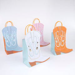 Western Boot Party Bags 8pk. - Pretty Day