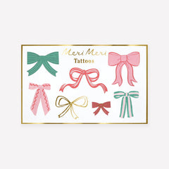 Festive Bows Temporary Tattoos - Pretty Day