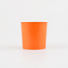 Pumpkin Orange Tumbler Cups - Pretty Day