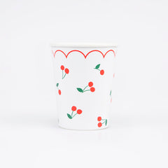 Cherry Pattern Cups 8pk. - Pretty Day