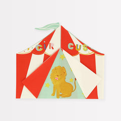 Circus Shaped Big Top Napkins - 16 pk - Pretty Day