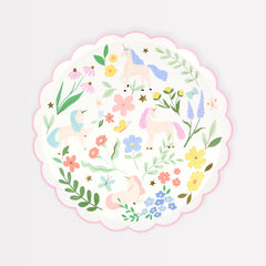 Meadow Unicorn Side Plates 8pk. - Pretty Day