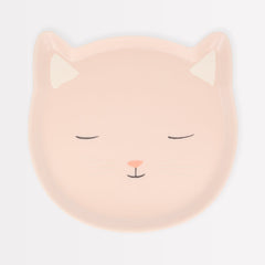 Melamine Pink Cat Plate - Pretty Day