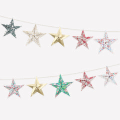 Meri Meri x Liberty Origami Star Garland - Pretty Day