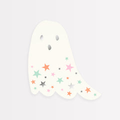 Meri Meri Halloween Pastel Stars Ghost Shaped Paper Napkins 16 pack - Pretty Day