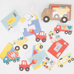 Truck Kids Valentine's Card Set 24pk. - Pretty Day