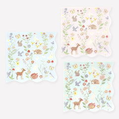 Little Animals Napkins Large 16pk.