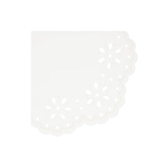 White Lace Party Napkins Large 16pk. - Pretty Day