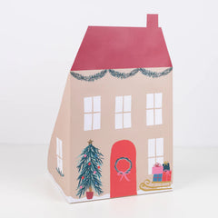 Santa's House Pop Up Paper Advent Calendar - Pretty Day