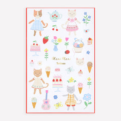 Kitten Club Temporary Tattoos