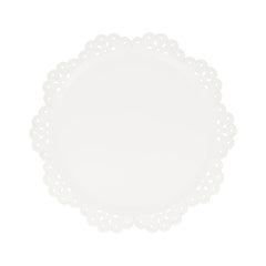 White Lace Paper Side Plates 8pk. - Pretty Day