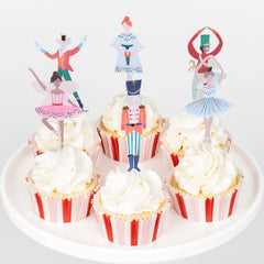 Nutcracker Ballet Cupcake Kit 24pk. - Pretty Day