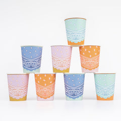 Western Bandana Cups 8pk. - Pretty Day