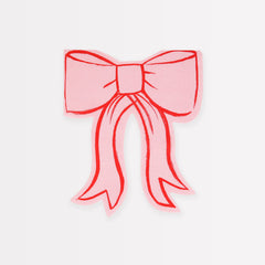 Pink Bow Napkins 16pk. - Pretty Day