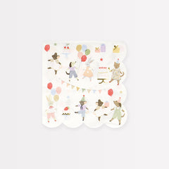 Animal Friends Small Napkins 16pk. - Pretty Day