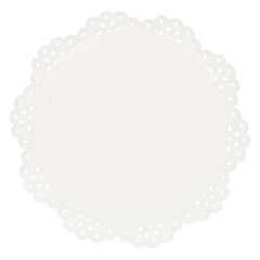 White Lace Party Plates Large 8pk. - Pretty Day