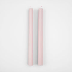Cotton Candy Pink Table Candles 2pk. - Pretty Day
