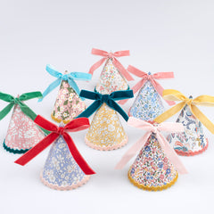 Meri Meri x Liberty Party Hats 8pk. - Pretty Day