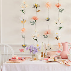 Pastel Flower Wall