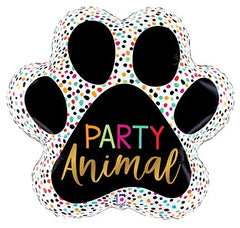Party Animal Paw Foil Balloon 24" - Pretty Day