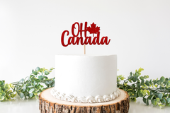 Oh Canada Cake Topper - Pretty Day