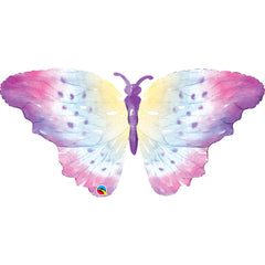 Watercolor Butterfly Jumbo Foil Balloon - Pretty Day