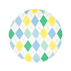 Golf Argyle Plates Small 8pk.