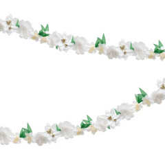 meri meri party white flower garland