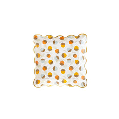 Harvest Scattered Acorn Paper Plate-8pk. - Pretty Day