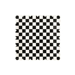 PREORDER SHIPPING 8/1-8/8 - WED1040 - Party More Checkered Paper Plate - Pretty Day