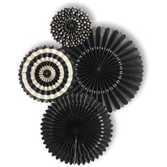 Party Pinwheel Fans: Black S8045 - Pretty Day