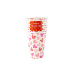 My Mind’s Eye - VAL1012 -  Hearts Paper Cups - Pretty Day