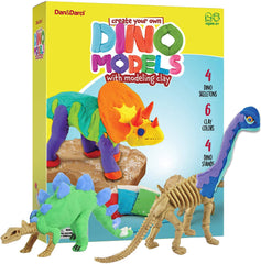Dino Clay Models with Modeling Clay - Pretty Day