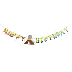 Merrilulu - Dinosaur Party - Birthday Banner - Pretty Day