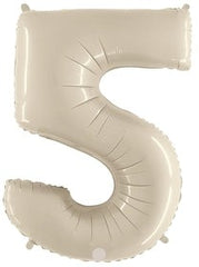 White Sand 5 Jumbo Foil Balloon - Pretty Day