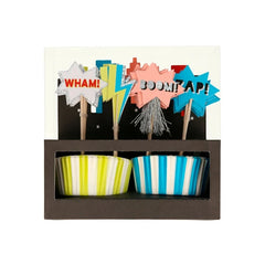 Meri Meri Superhero Cupcake Decoration Kit