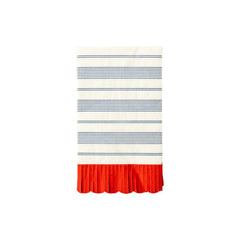 Striped Scallop Dinner Napkin- 24pk - Pretty Day