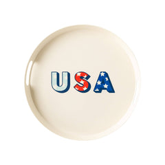 USA Reusable Bamboo Round Serving Tray - Pretty Day