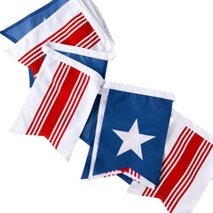 Hamptons Oversized Outdoor Fabric Flag Pennant Banner - Pretty Day