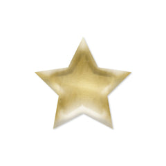 PGB940 -  Gold Star Shaped Plate - Pretty Day