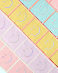 Smiley Napkin - 24 cocktail napkins - Pretty Day